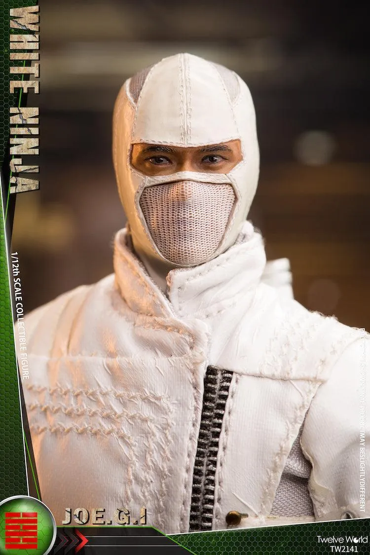 1:12 White Ninja Action Figure