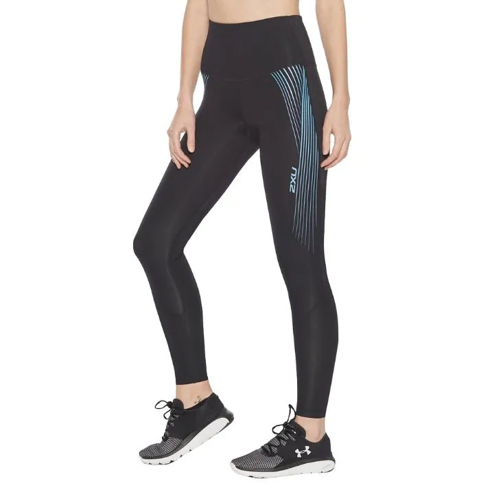 2XU WA5380B Women Hi-Rise Compression Tights