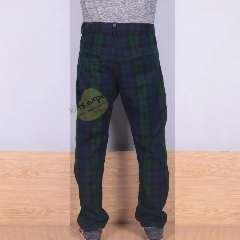 Acrylic Wool 16Oz Tartan Cargo Pant