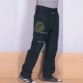 Acrylic Wool 16Oz Tartan Cargo Pant