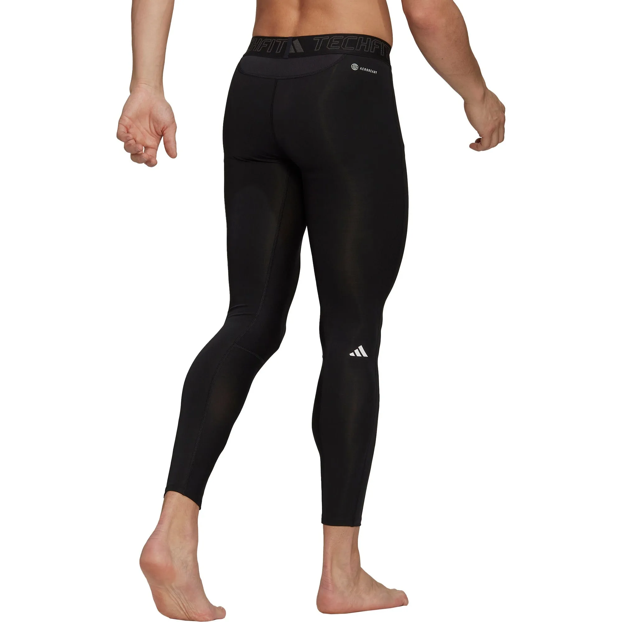 adidas Tech Fit AeroReady Mens Long Training Tights - Black