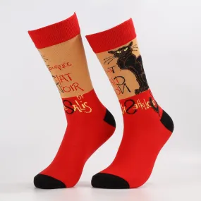 Artistic Cat Socks