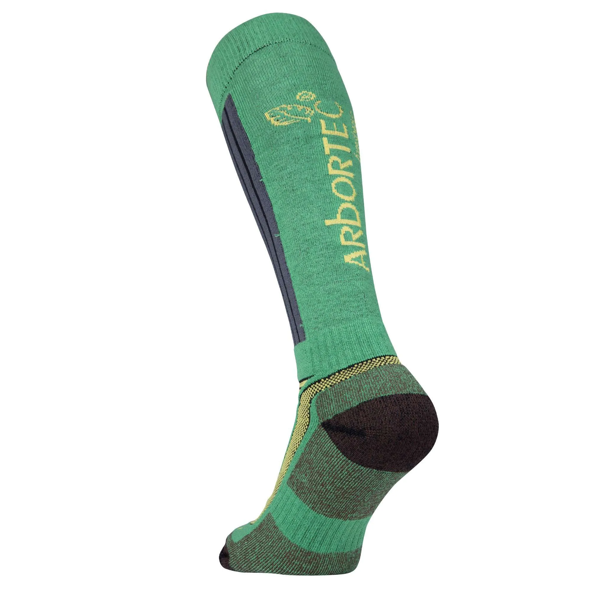 AT3812 Hi Sock Xpert - Olive/Yellow