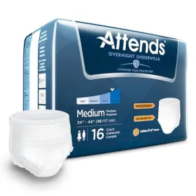 Attends Discreet Overnight APPNT20 Adult Absorbent Underwear, Case of 64