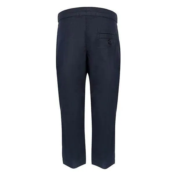 BABY BOYS NAVY BLUE CHINOS TROUSER