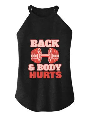 BACK BODY TRI ROCKER COTTON TANK