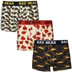 Bad Bear 3-Pack Kids Everyday Wear Cotton Boxers