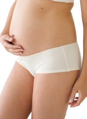 Bamboo Maternity Girlshort - Cream