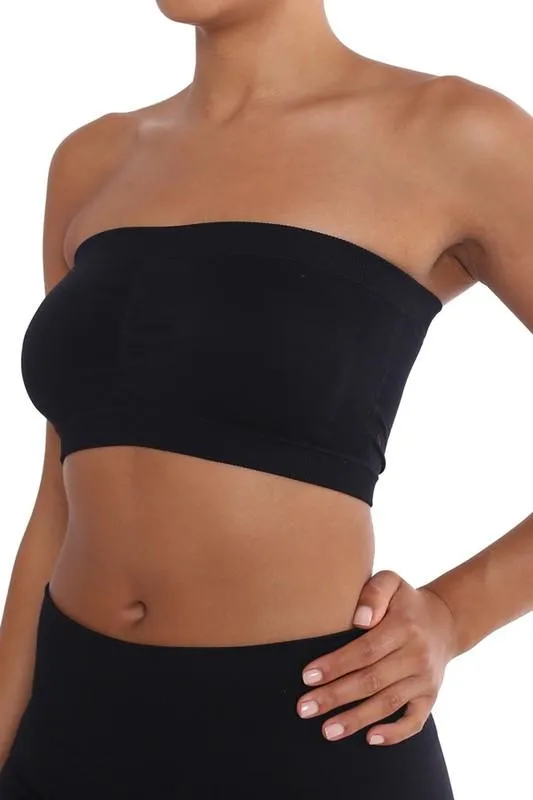 Bandeau Bra - Black