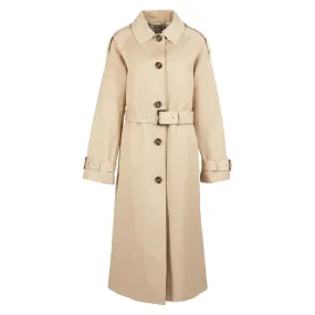 Barbour Marie Ladies Showerproof Trench - Light Fawn/Ancient Poplar