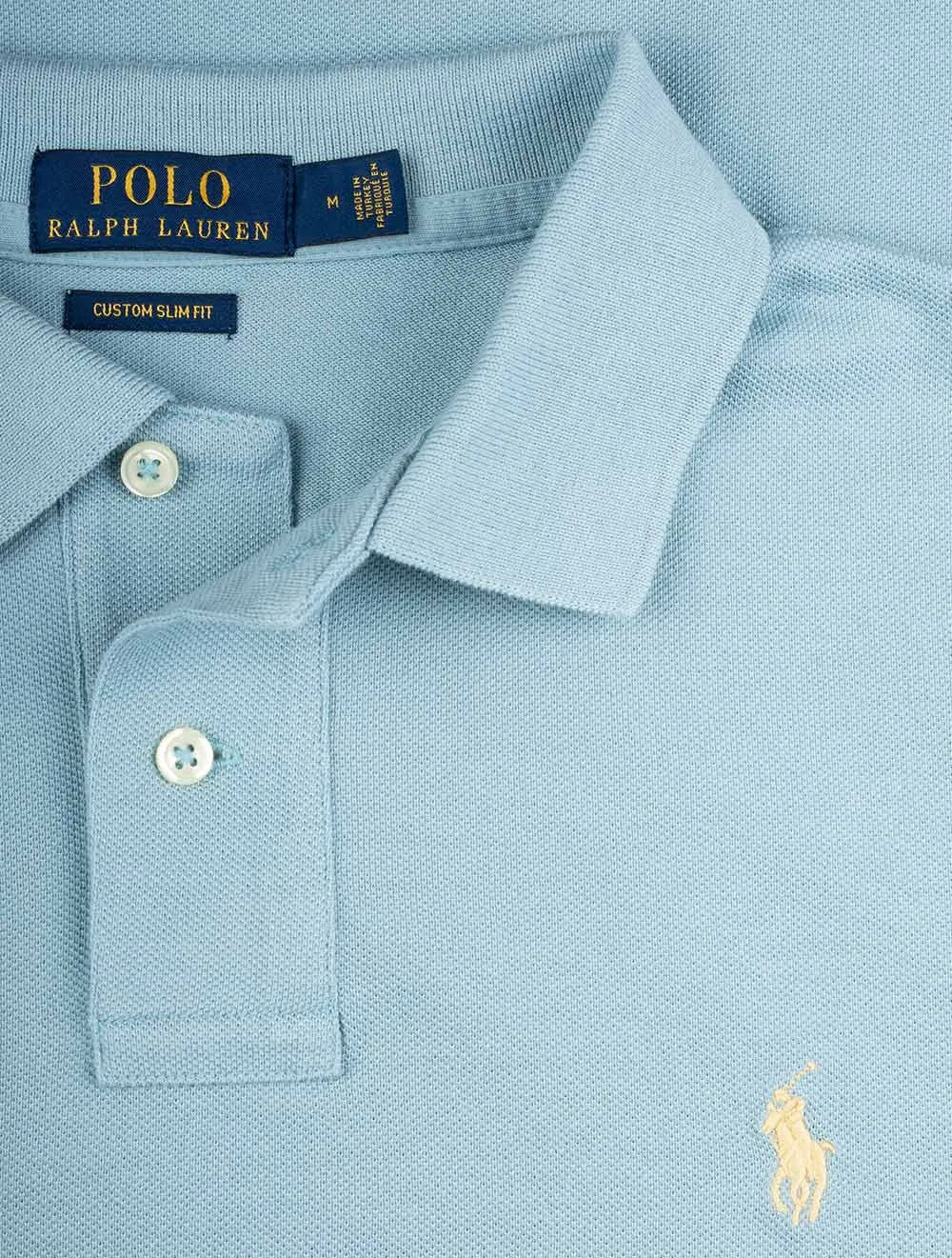 Basic Mesh Polo Blue Note