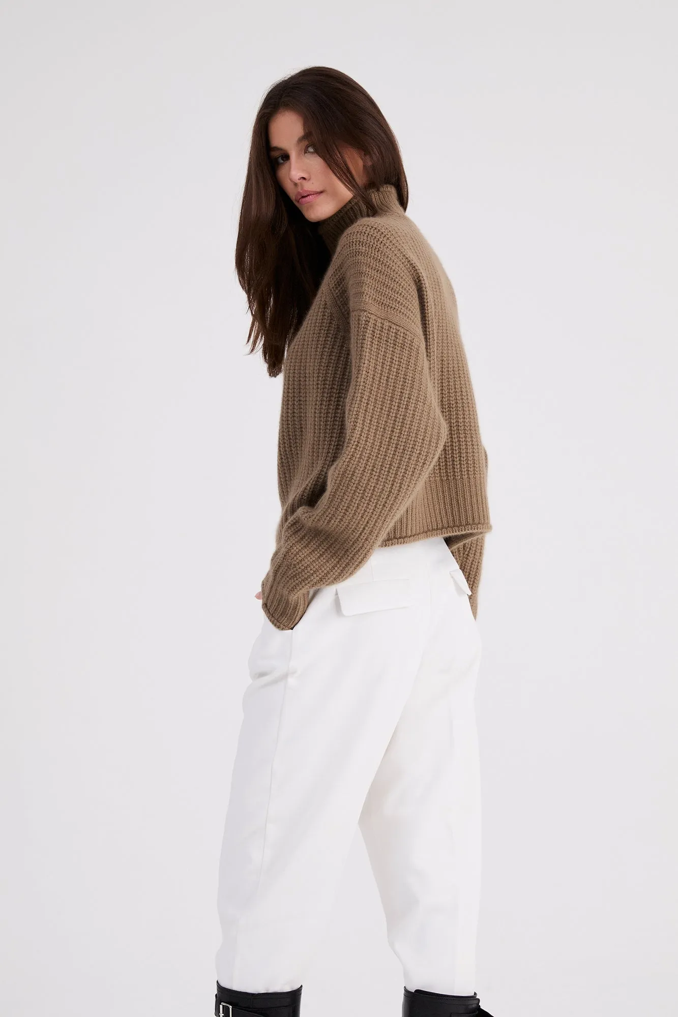   Beryll Carole Cashmere Sweater | Driftwood