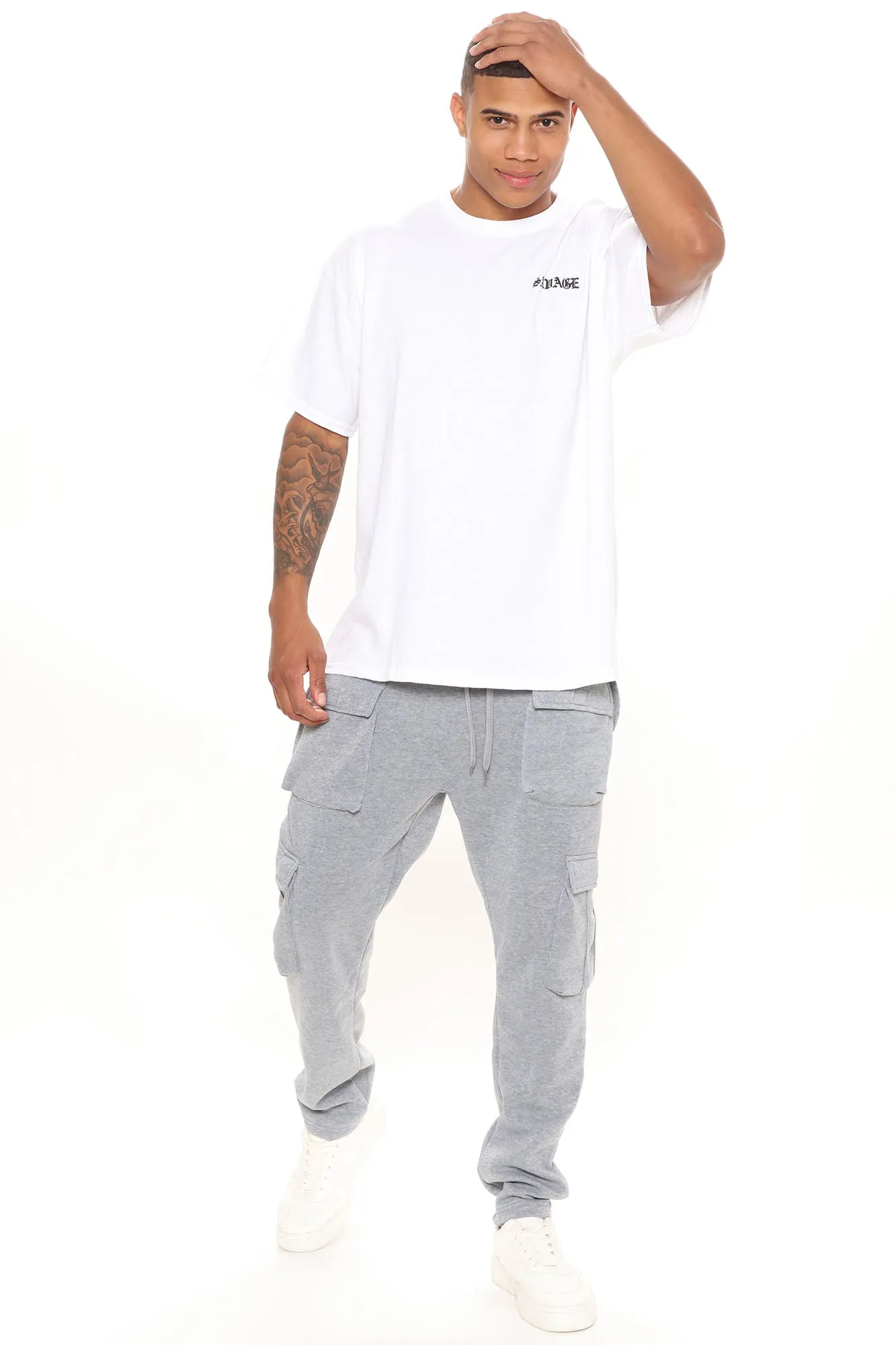 Big Chillin Cargo Joggers - Grey