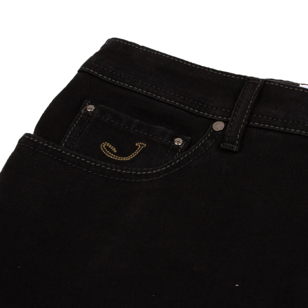 Black 'Bard' Slim Fit Jeans