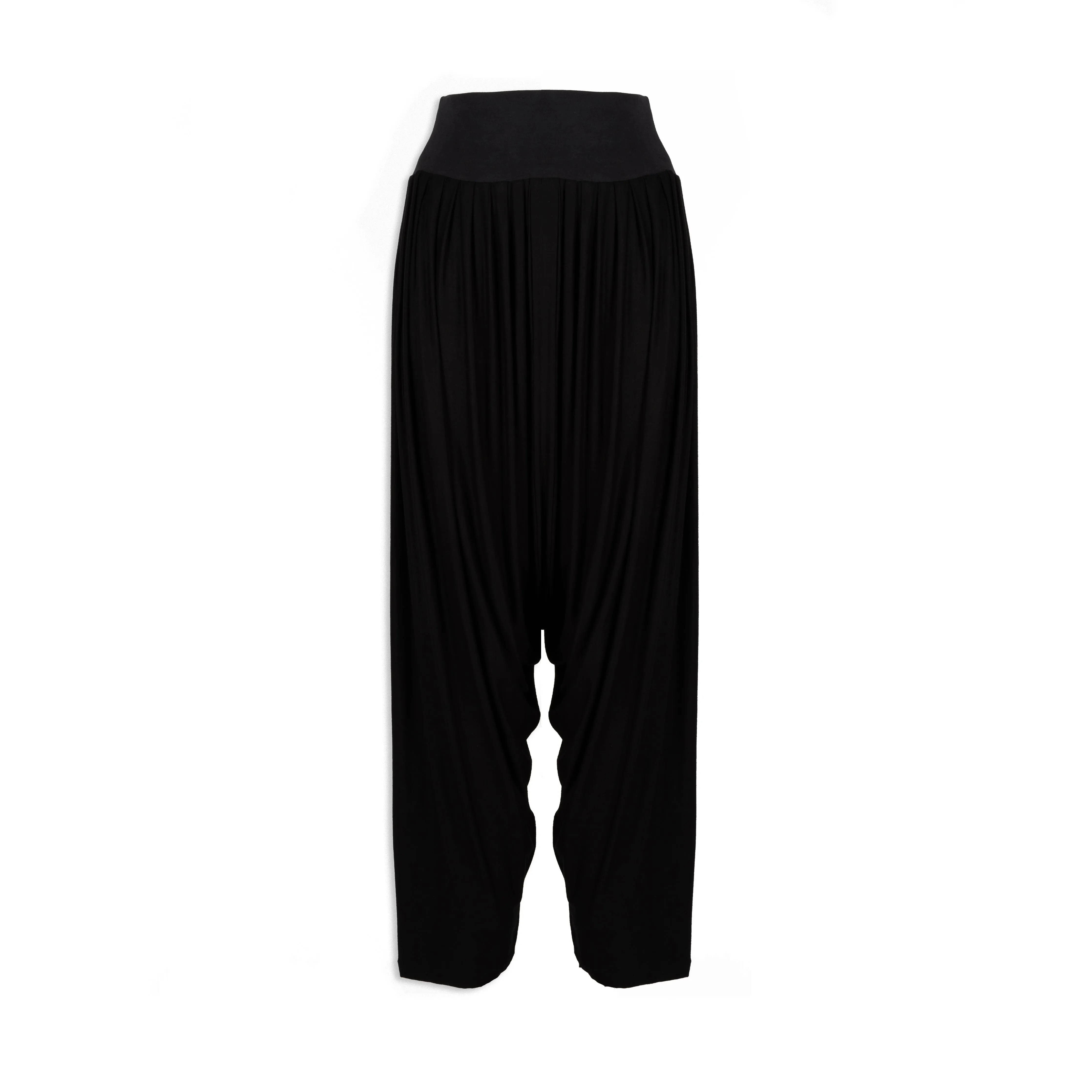 Black Modal Jersey Pant with Stretchable Band