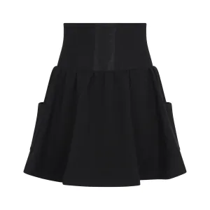 Black Pocket Skirt