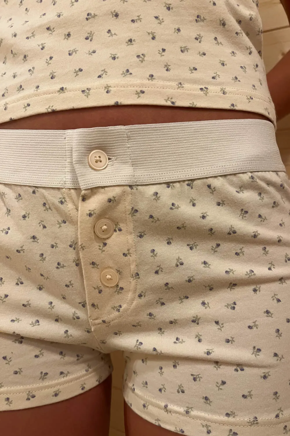 Boy Short Floral Underwear