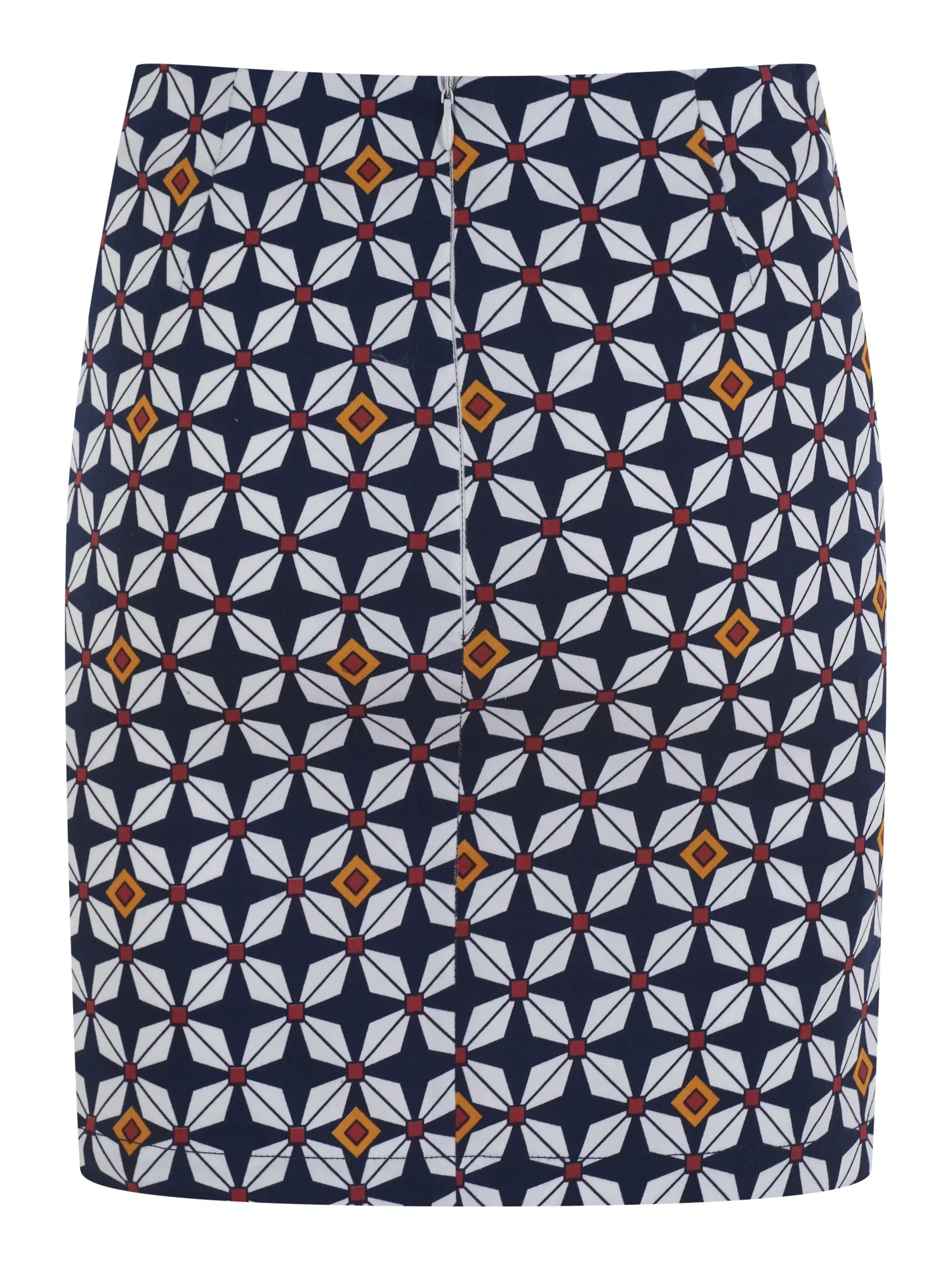 Bright & Beautiful Stacey 60's Mid-Century Modern Starburst Mini Skirt