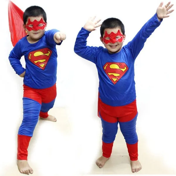 Budget Super Boy Childs Costume