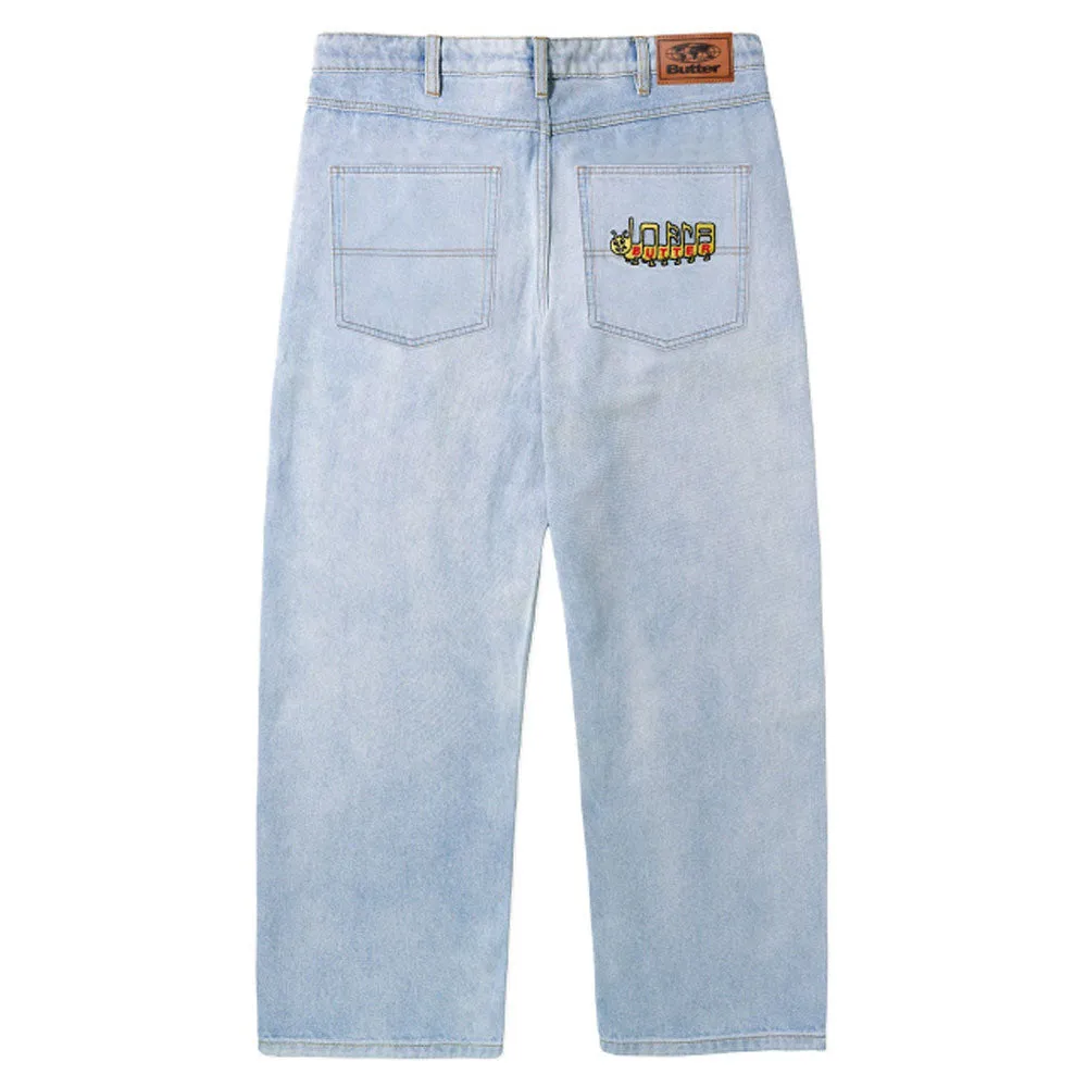 Butter Goods Caterpillar Denim Jeans Light Blue