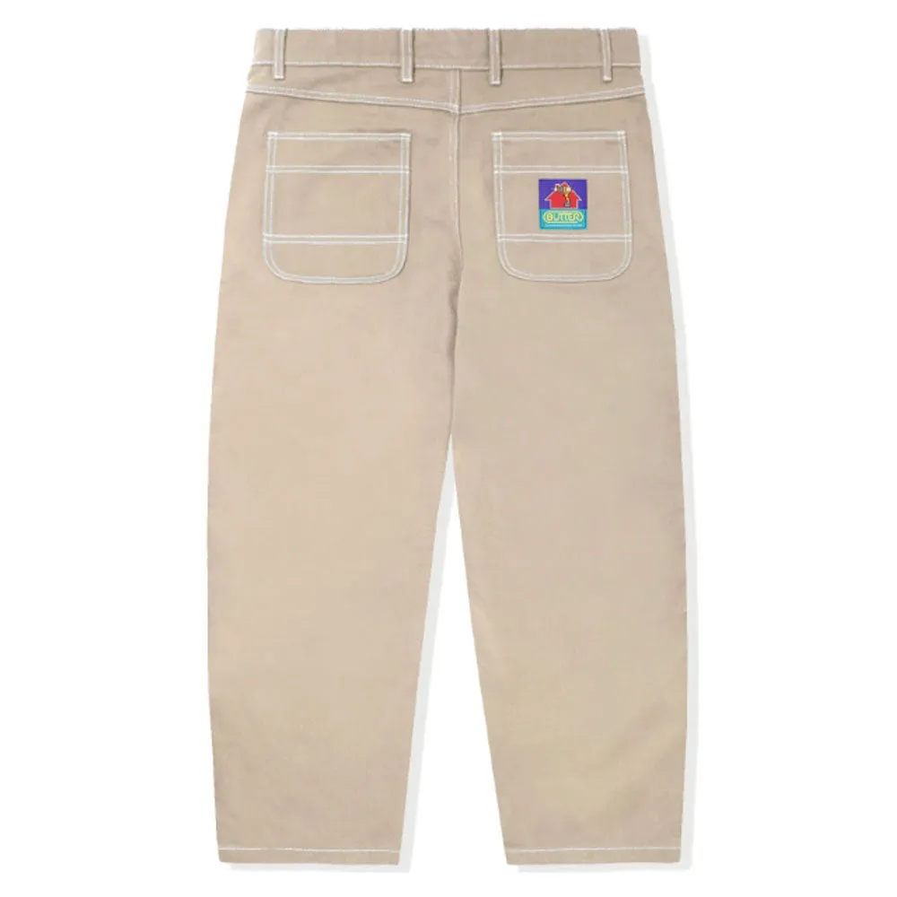 Butter Goods Double Knee Work Pant Bone