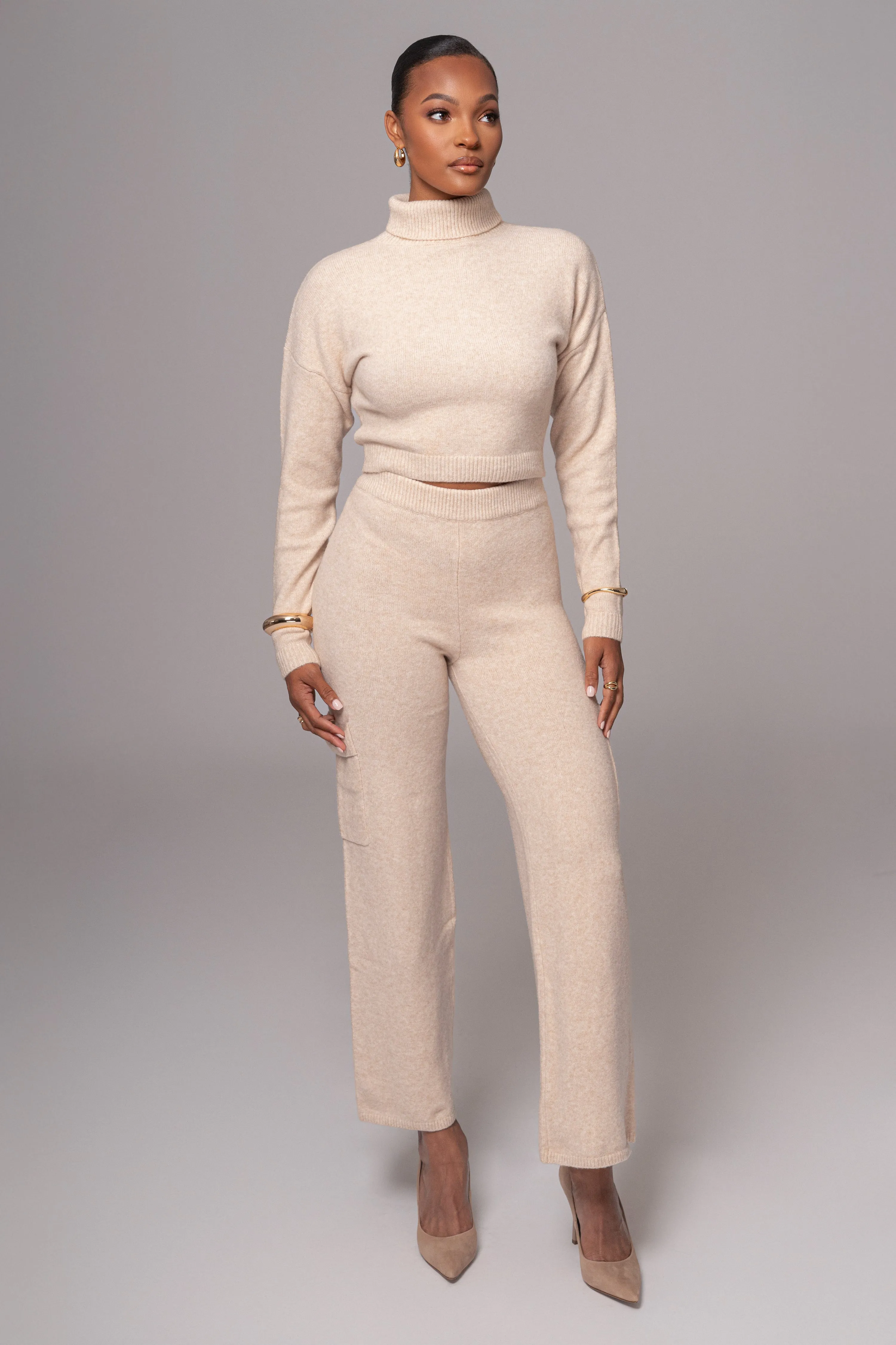 Buttercream Chelsey Knit Pant Set