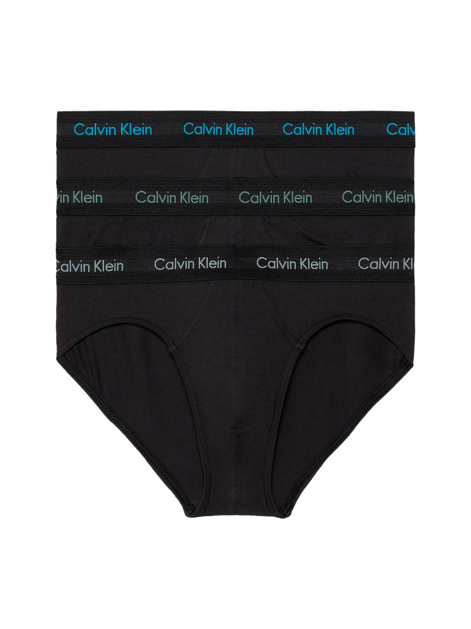 Calvin Klein Mens Cotton Stretch Hip Brief Pants (3-Pack)