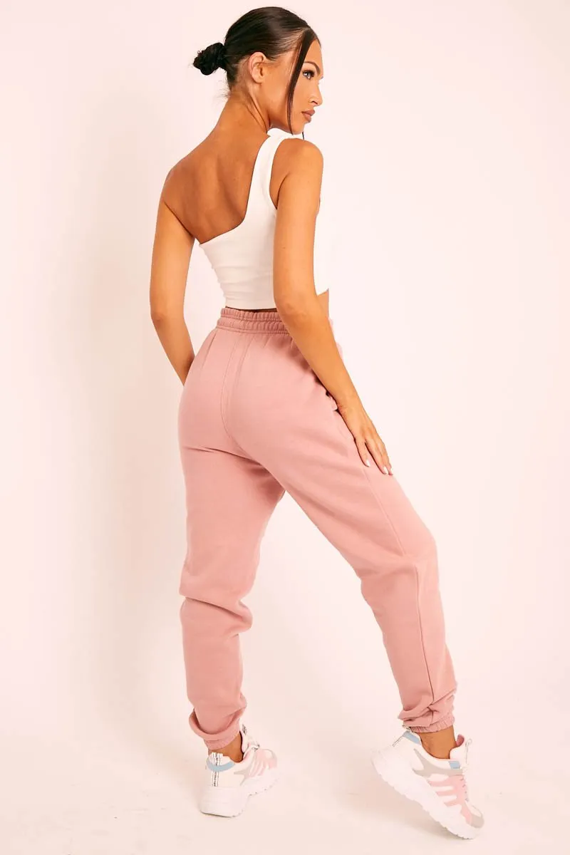 Camel Elasticated Tie Waist Joggers - Kamella