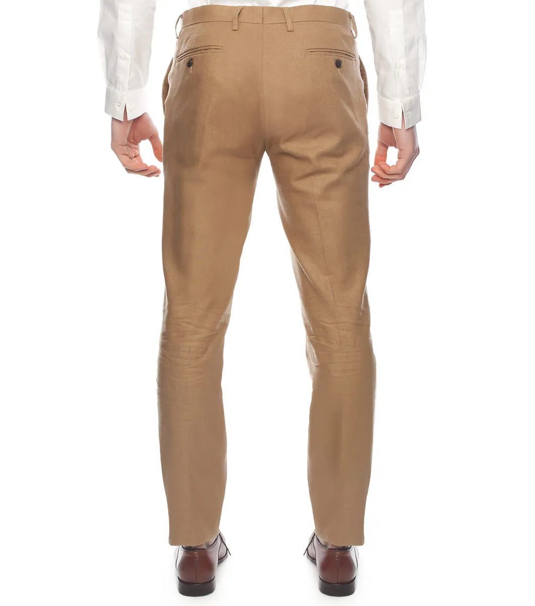 Camel Linen Pant