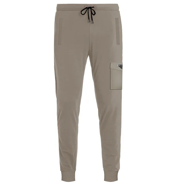 Cargo Jogger Pants with Metal Plate