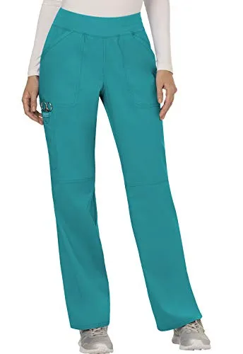 Cherokee WW110 Women's Mid Rise Straight Leg Pull-on Pant