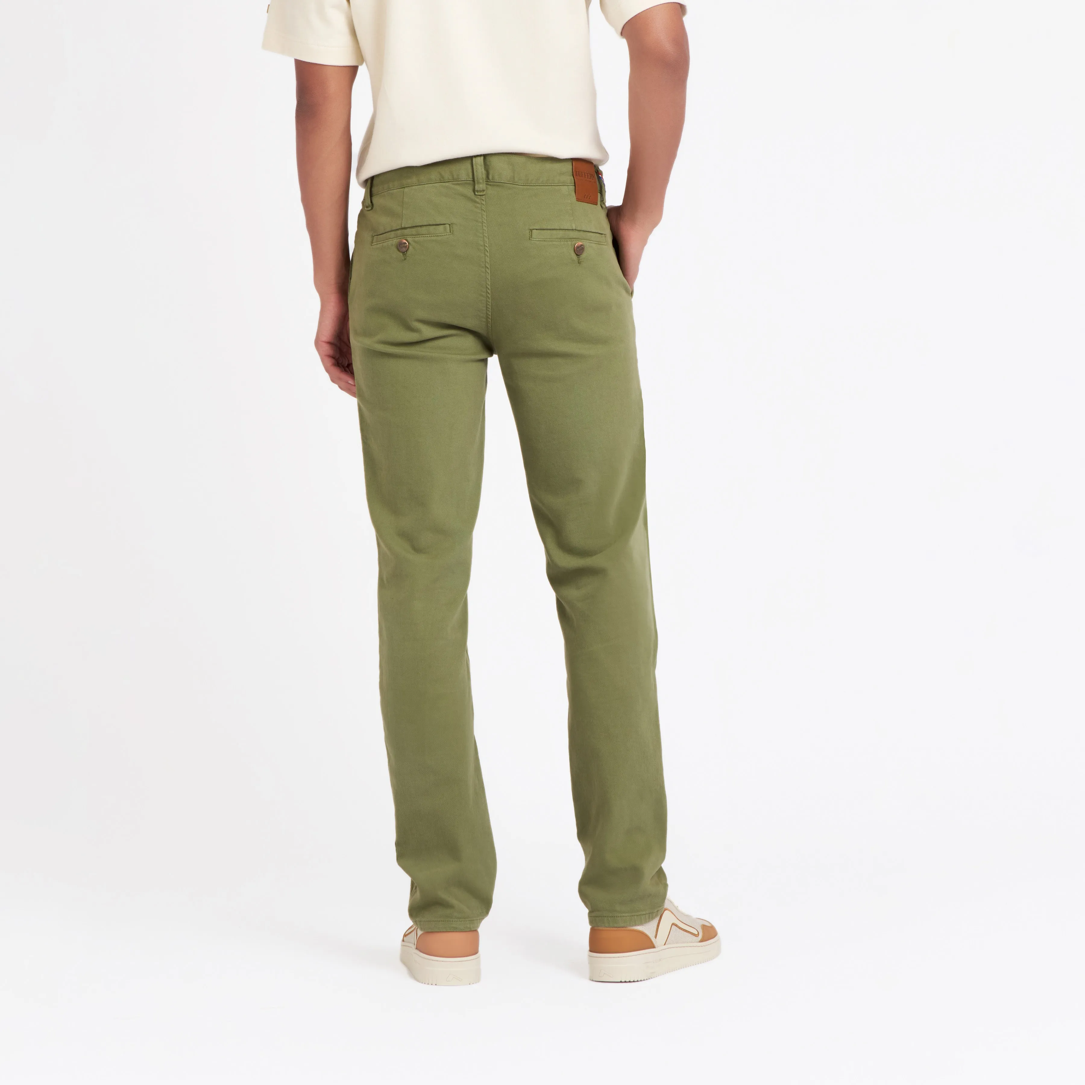 Chino homme ajusté Vert Kaki - Ernest