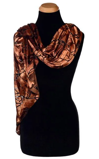 Classic Scarf - Burnout Velvet in Sundance - Sold Out!