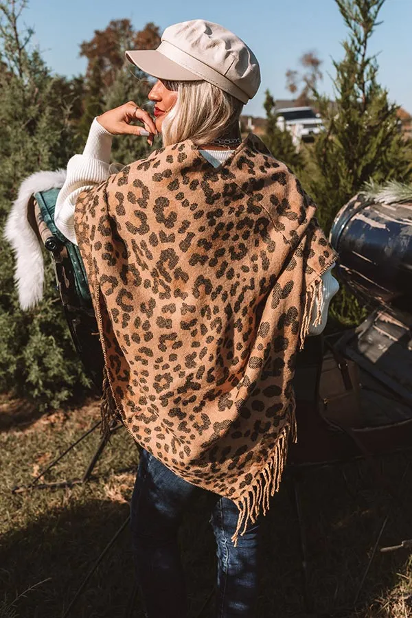 Cocoa Cravings Leopard Poncho