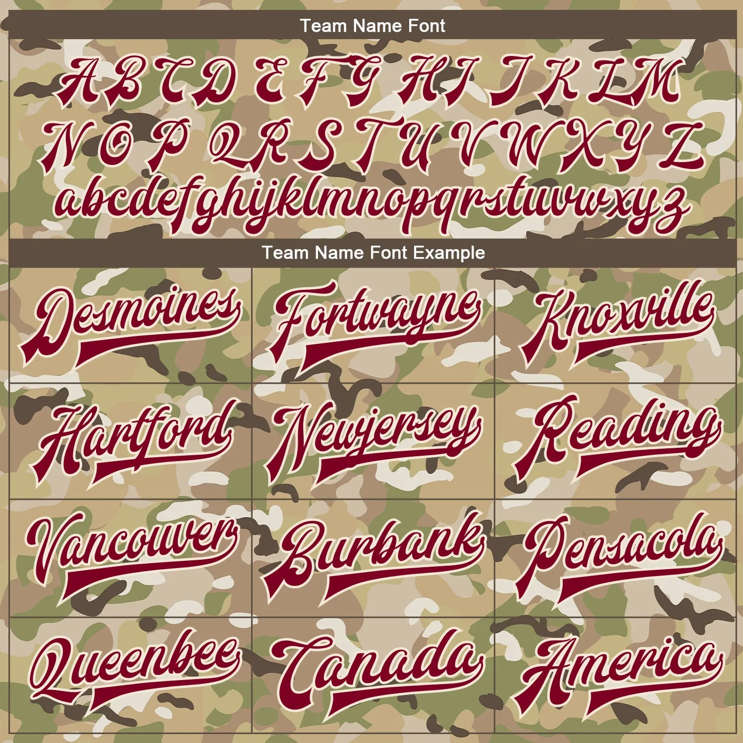 Custom Camo Maroon-Cream Desert Camouflage 3D Bomber Full-Snap Varsity Letterman Salute To Service Jacket