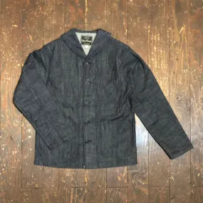 Denim Shawl Collar Jacket