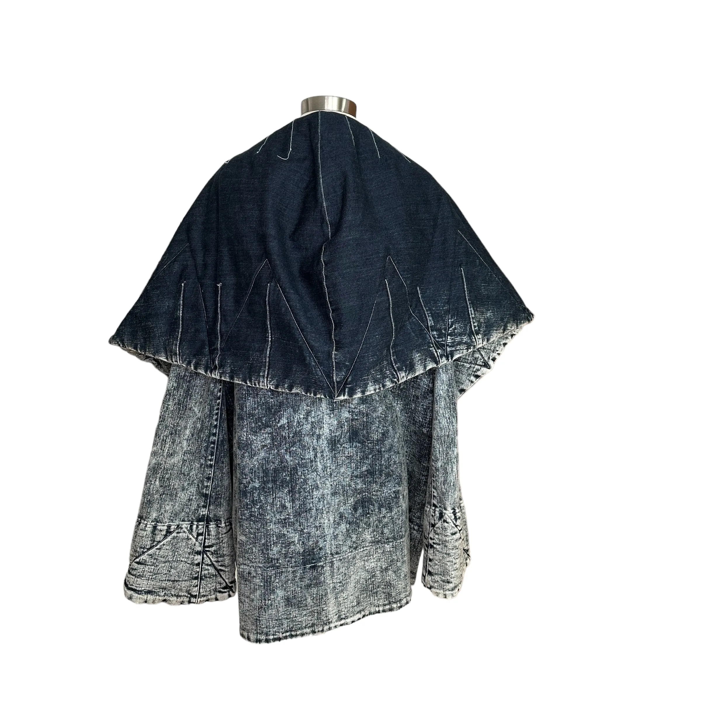 Denim Shawl Jacket - M