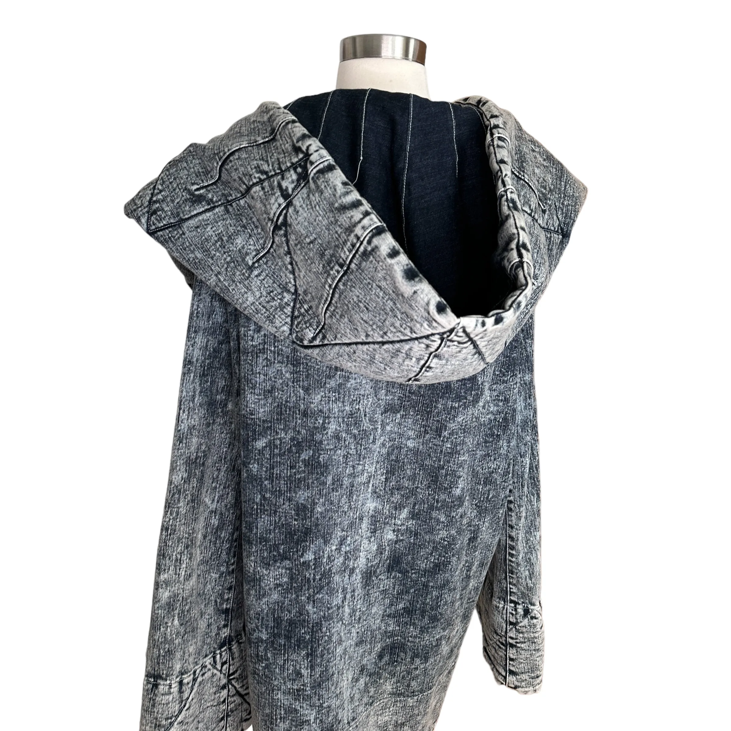 Denim Shawl Jacket - M