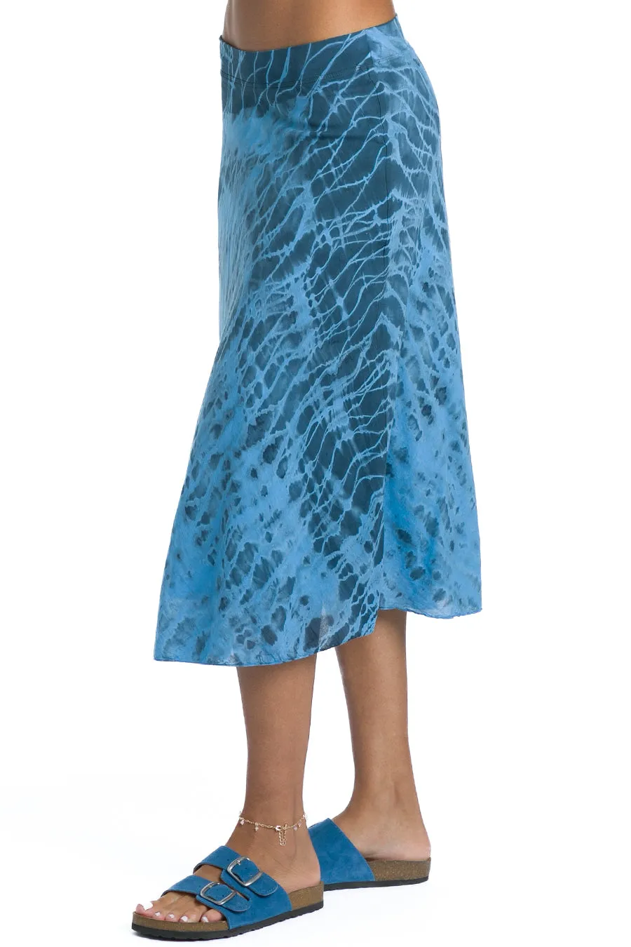 Double Layered Midi Voile Skirt