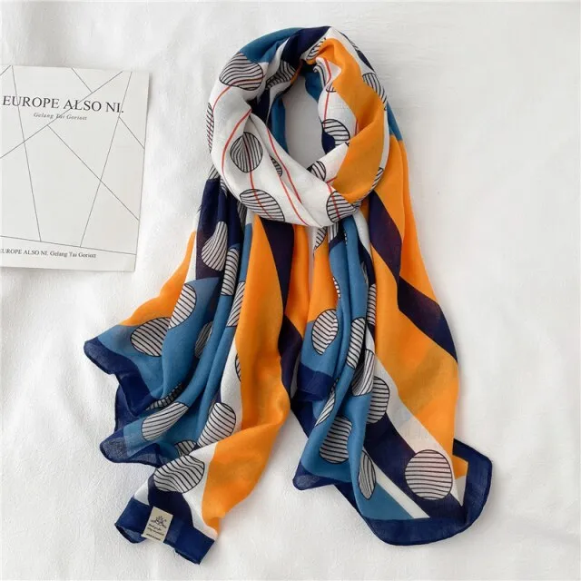 Elegant Winter Head Wrap Muslimah Pashmina Scarf