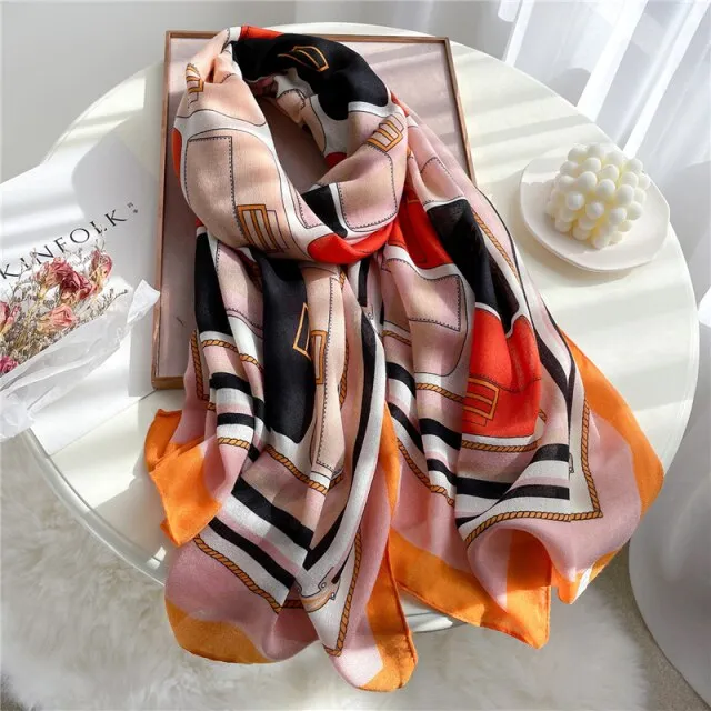 Elegant Winter Head Wrap Muslimah Pashmina Scarf