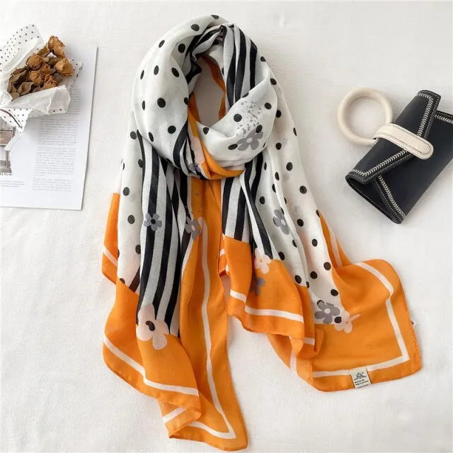 Elegant Winter Head Wrap Muslimah Pashmina Scarf