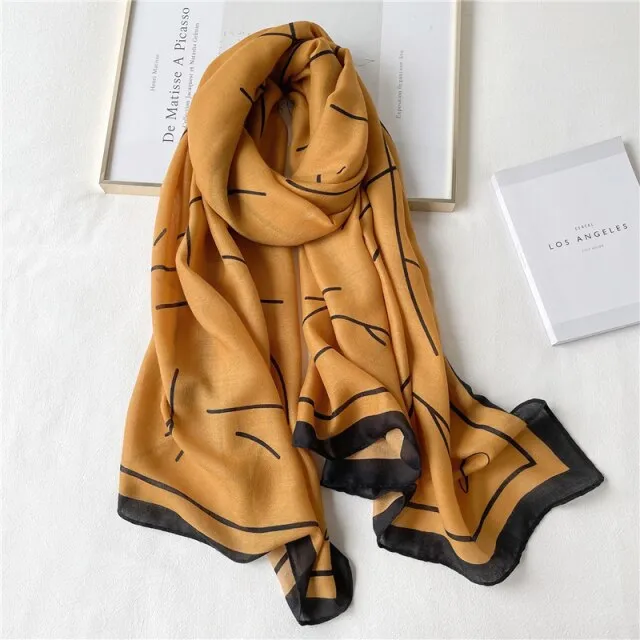 Elegant Winter Head Wrap Muslimah Pashmina Scarf