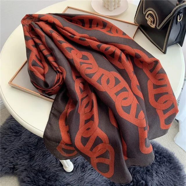 Elegant Winter Head Wrap Muslimah Pashmina Scarf