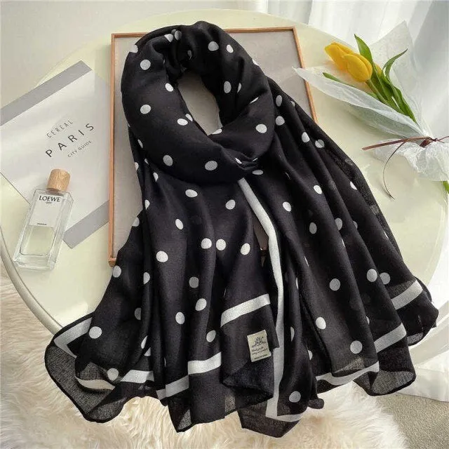 Elegant Winter Head Wrap Muslimah Pashmina Scarf