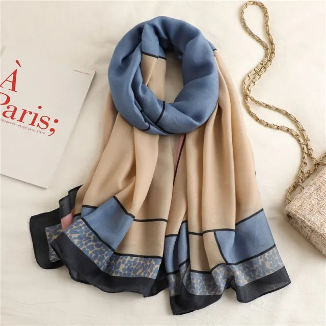 Elegant Winter Head Wrap Muslimah Pashmina Scarf