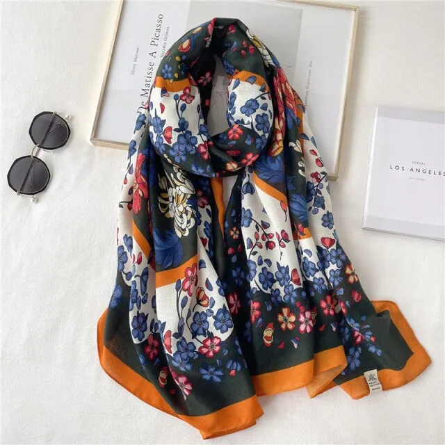 Elegant Winter Head Wrap Muslimah Pashmina Scarf