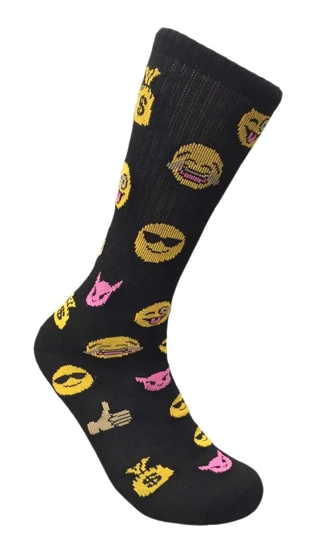 Emoji Socks (Black)