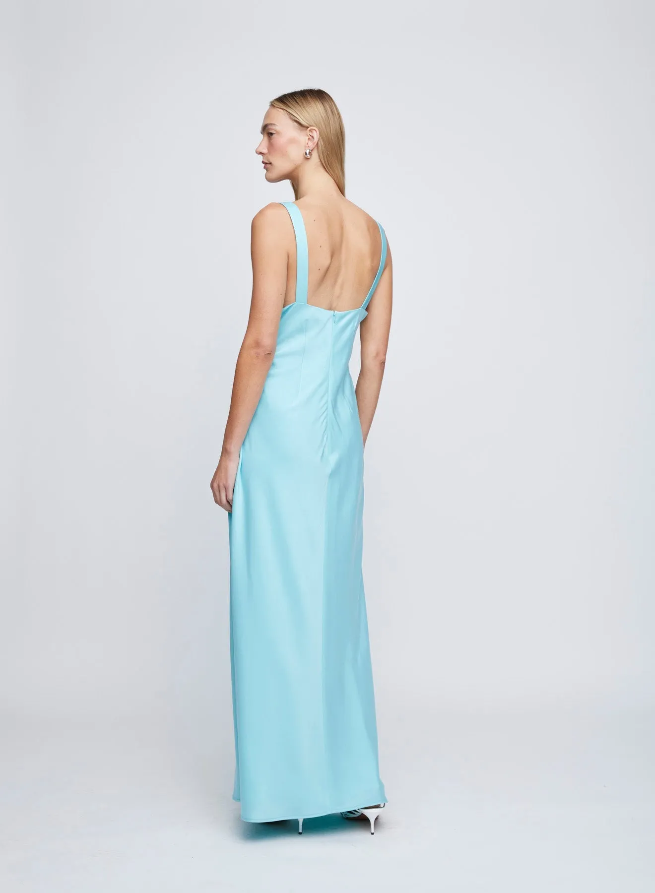 ETTA DRESS (ELECTRIC TEAL)