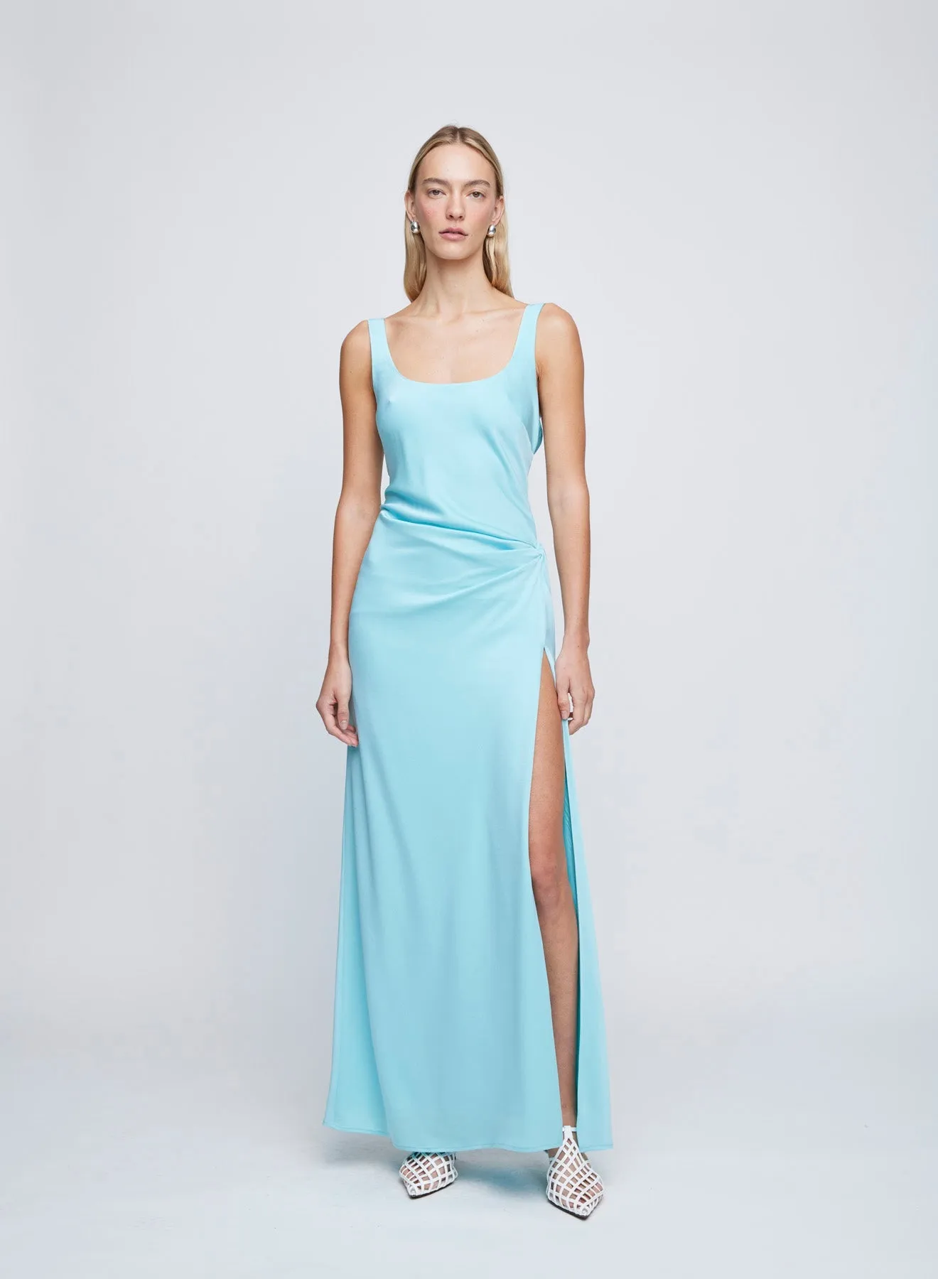 ETTA DRESS (ELECTRIC TEAL)